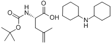 4-Pentenoic acid, 2-[[（1,1-dimethylethoxy)carbonyl]amino]-4-methyl-, （S)-, compd. with N-cyclohexylcyclohexanamine （1:1) （9CI)[87720-54-5]